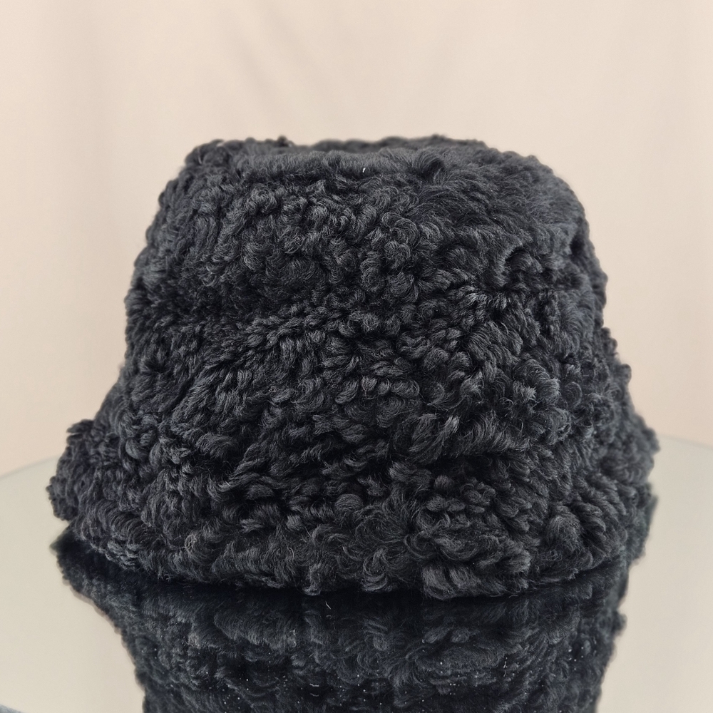 Cult Gaia Hat Black Kumi Teddy Bucket Hat Cottagecore Outdoor Fall Winter Gift